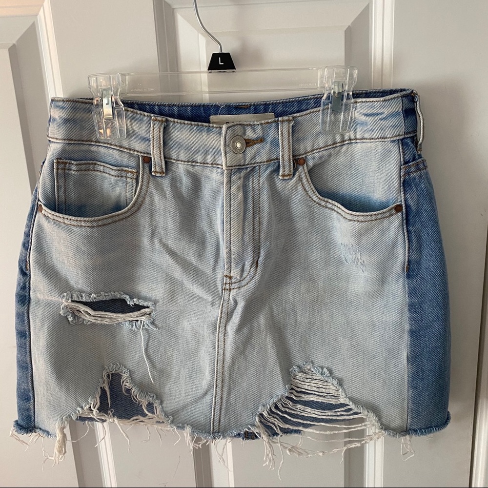 PacSun 2-Toned High Waisted Mini Skirt (25)